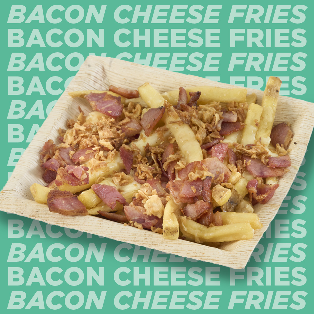 Bacon Cheese loaded fries gluten free available